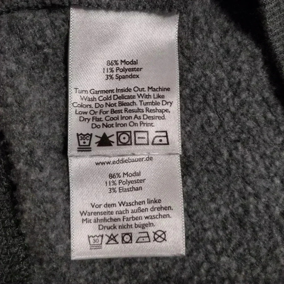 Eddie Bauer Gray pullover Hoodie - Picture 9 of 10